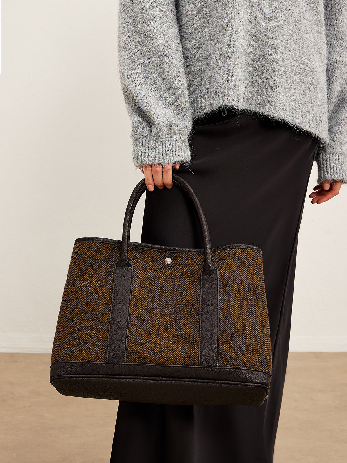 Céline Chevron Tote Bag