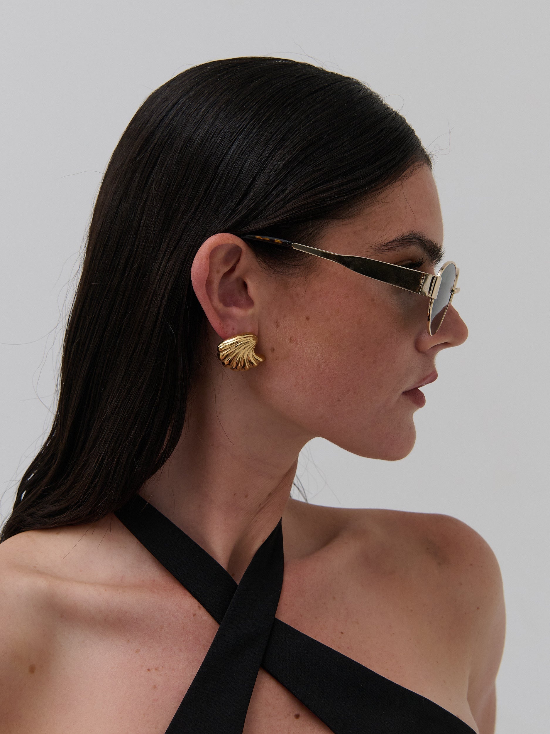 Florence Luxe Oval Sunglasses