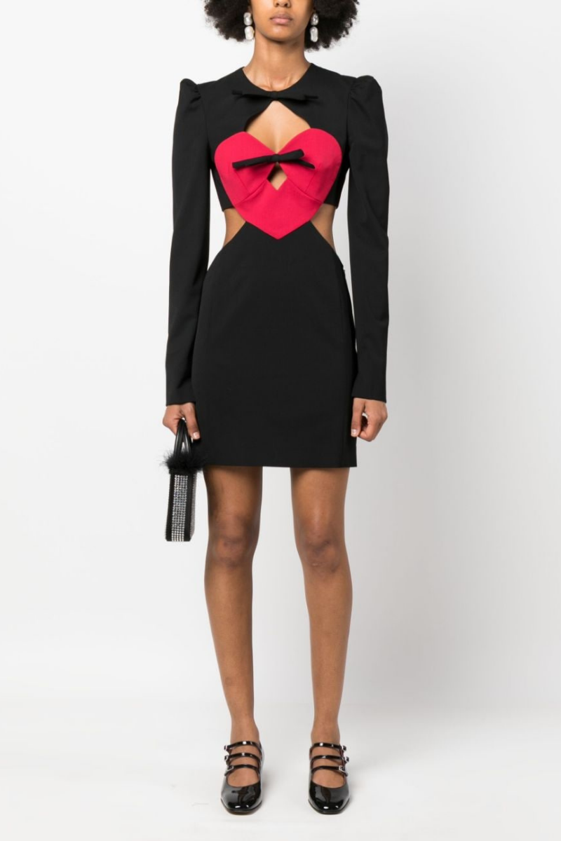 Magdalena Heart Cutout Mini Dress