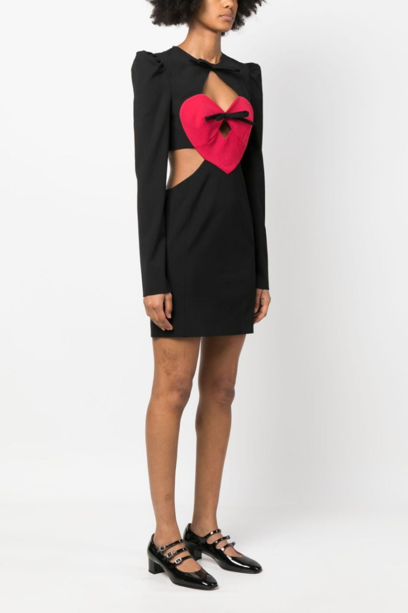 Magdalena Heart Cutout Mini Dress