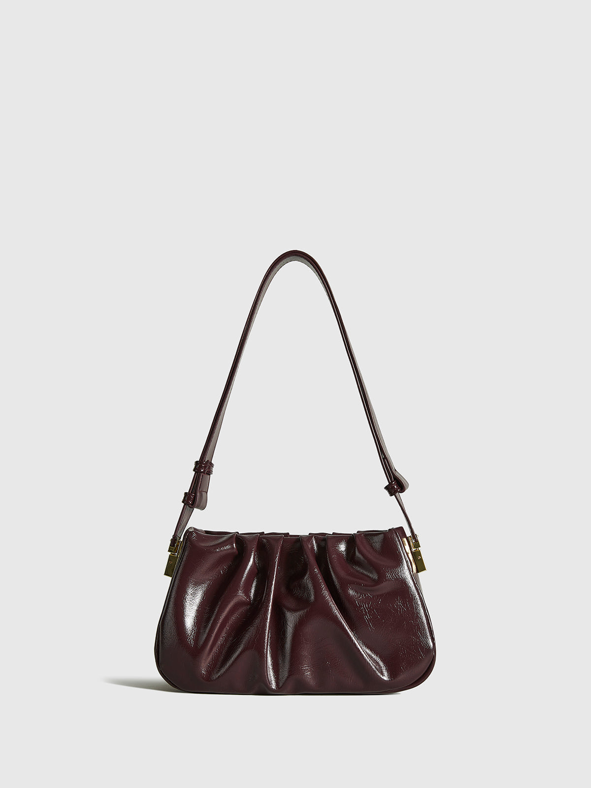 Celeste Retro Pleated Shoulder Bag