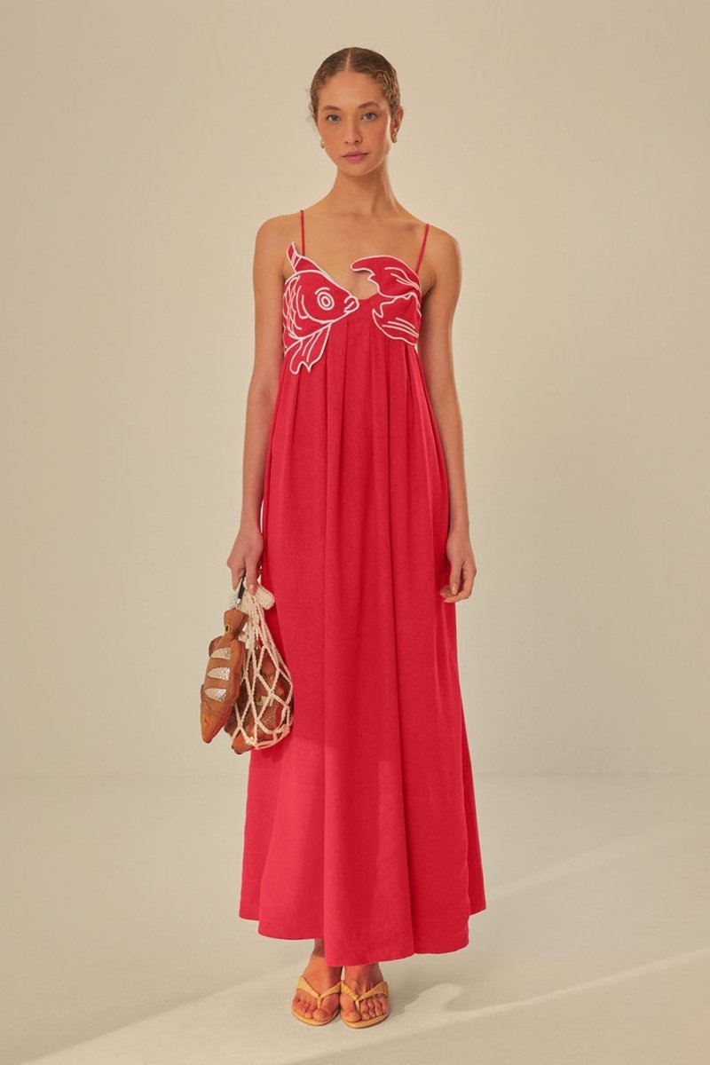 Joceline Embroidered Maxi Dress